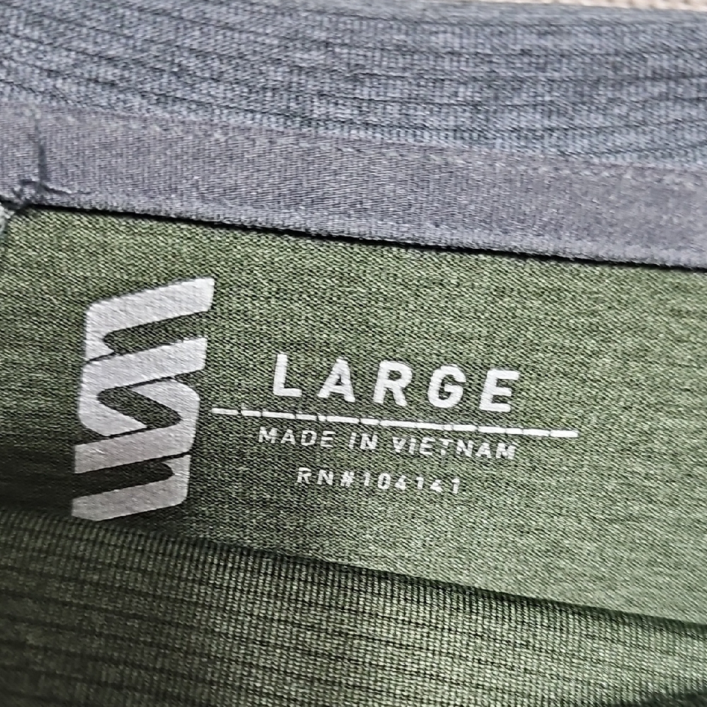 Green and Gray Men's Hoodie Shirt - Picture 2 of 3